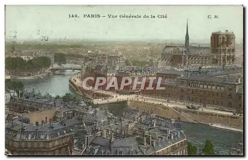 Ansichtskarte AK Paris Vue generale de la cite