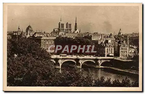 Ansichtskarte AK Paris La cite et le pont neuf