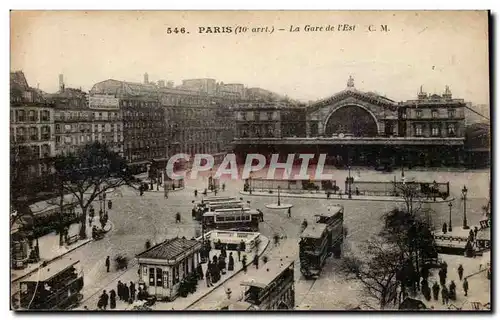 Cartes postales Paris Gare de l&#39est