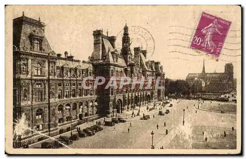 Cartes postales Paris L&#39hotel de ville