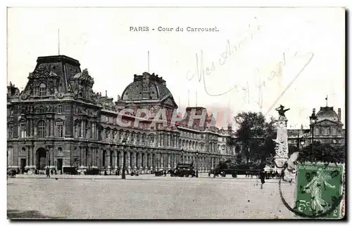 Ansichtskarte AK Paris Louvre Cour du Carrousel