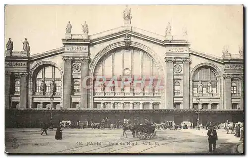 Cartes postales Paris Gare du Nord