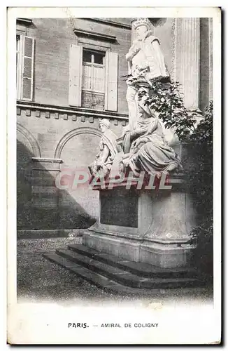 Paris Cartes postales Amiral de Coligny