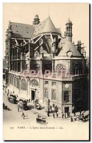 Paris Cartes postales L&#39eglise Saint Eustache