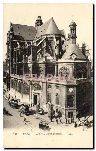 Paris Cartes postales L&#39eglise Saint Eustache