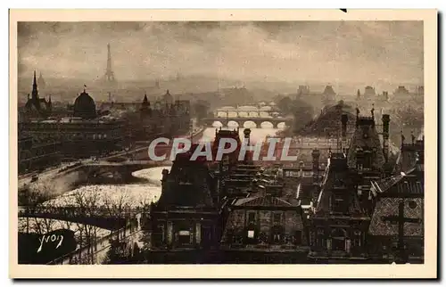 Ansichtskarte AK Paris Vue panoramique Les sept ponts