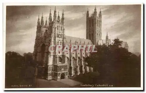 Ansichtskarte AK Great Britain London Londres Canterbury cathedral