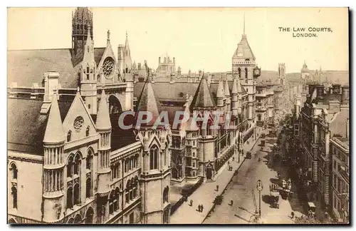 Ansichtskarte AK Great Britain London Londres The law courts