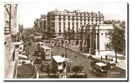 Cartes postales Great Britain Londres London Marble arch & Oxford street