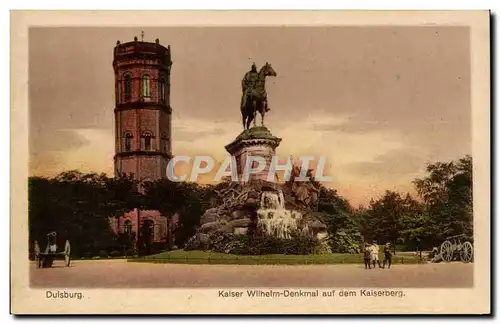 Ansichtskarte AK Duisburg Kaiser Wilhelm Denkmal auf dem Kaiserberg