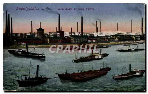 Cartes postales Ludwigshafen a Rh Bad Anilin u Soda Fabrik