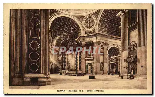 Cartes postales Italie Italia Roma Basilica di S Pietro