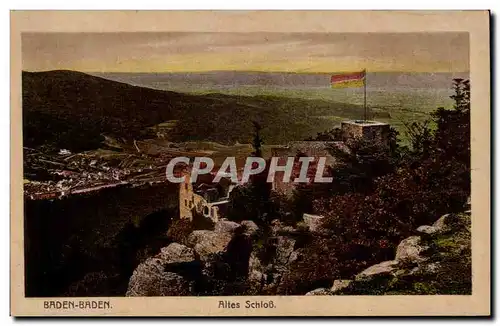 Cartes postales Baden Baden Altes Schloss