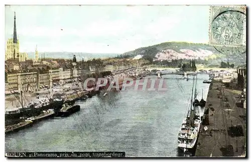 Cartes postales Rouen Panorama pris du pont transbordeur