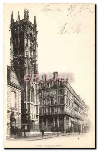 Cartes postales Rouen Tour Saint Andre