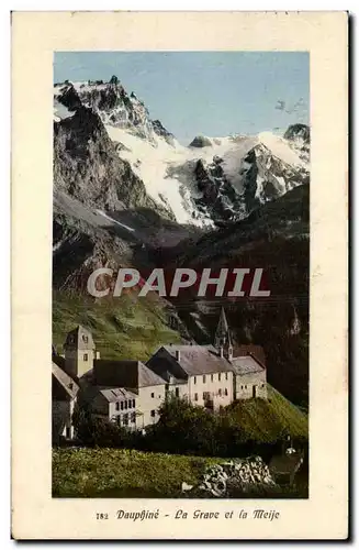 Cartes postales Dauphine La Grave et la Meije