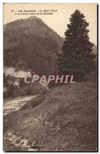 Cartes postales La Faucille Le Mont Turet et la vieille route de la Faucille