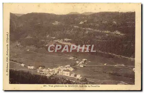 Ansichtskarte AK Vue generale de Mijoux vue de la Faucille