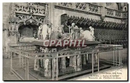 Cartes postales Bourg Eglise de Brou Mausolee de Philibert le Beau