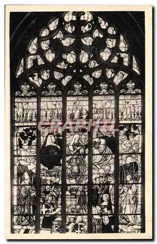 Cartes postales Bourg Eglise de Brou Vitrail L&#39Assomption de la vierge