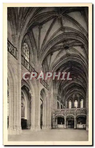 Cartes postales Bourg Eglise de Brou La nef