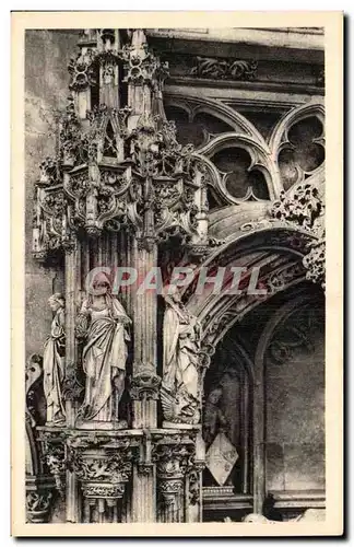 Cartes postales Bourg Eglise de Brou Tombeau de Marguerite de Bourbon (detail)
