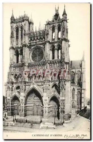 Cartes postales Amiens Cathedrale