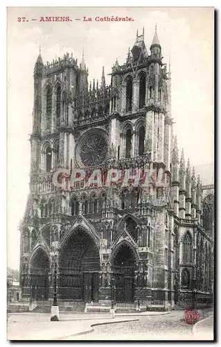 Cartes postales Amiens Cathedrale