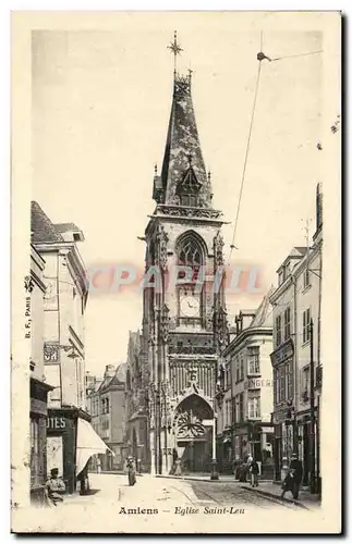 Cartes postales Amiens Eglise Saint Leu