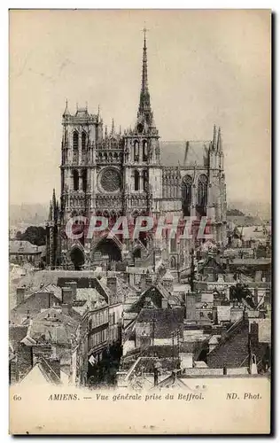 Cartes postales Amiens Vue generale prise du beffroi