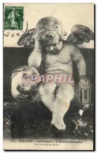 Cartes postales Amiens Cathedrale L'enfant pleureur Angel