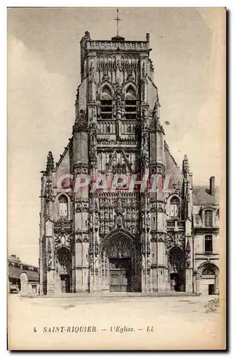 Cartes postales Saint Riquier l'eglise