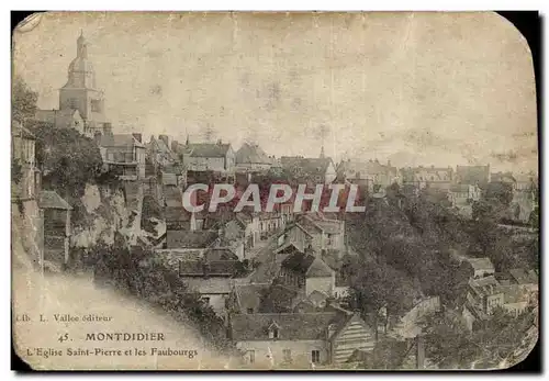 Cartes postales Montdidier L&#39eglise Saint Pierre et les faubourgs