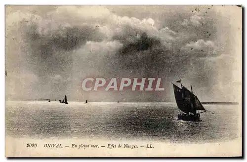 Cartes postales Onival En pleine mer Effet de vagues