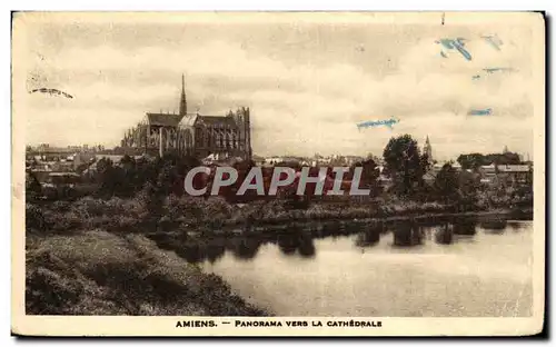 Cartes postales Amiens Panorama vers la cathedrale