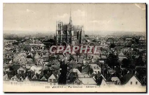 Cartes postales Amiens Vue generale