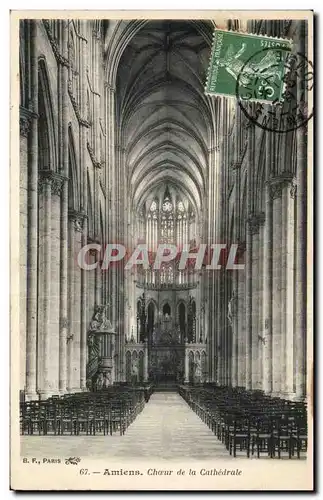 Ansichtskarte AK Amiens La cathedrale Le choeur