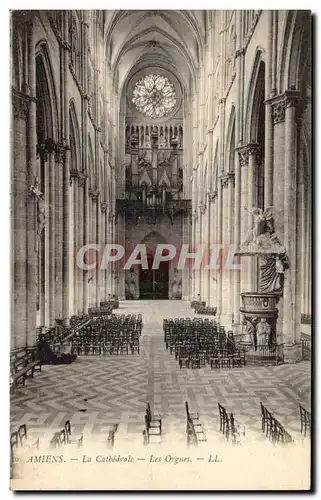 Cartes postales Amiens La cathedrale Les orgues orgue