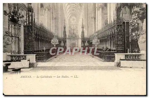 Cartes postales Amiens La cathedrale Les stalles