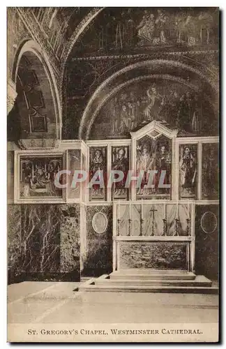 Ansichtskarte AK Great Britain Londres London St Gregory&#39s chapel Westminster Cathedral