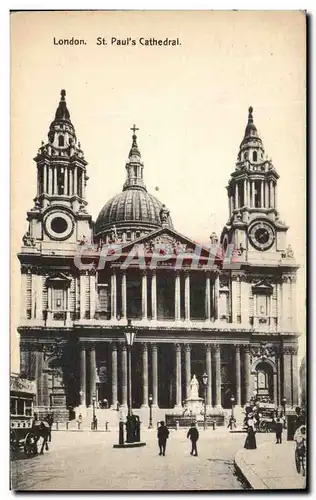 Cartes postales Great Britain Londres London St Paul&#39s cathedral