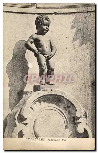 Cartes postales Bruxelles Manneken pis