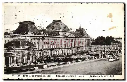 Cartes postales Bruxelles Palais du roi