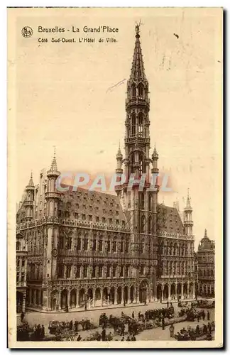 Cartes postales Bruxelles La grand place