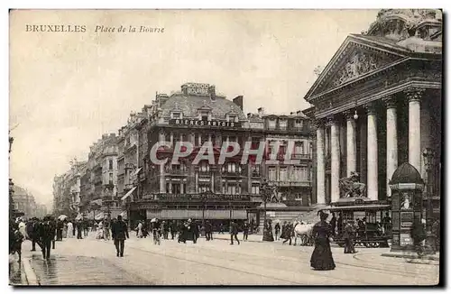 Cartes postales Bruxelles Place de la Bourse