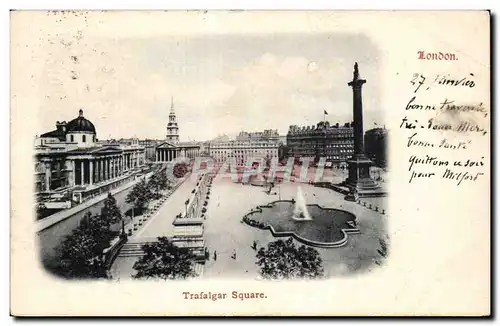 Cartes postales Great Britain Londres London Trafalgar Square