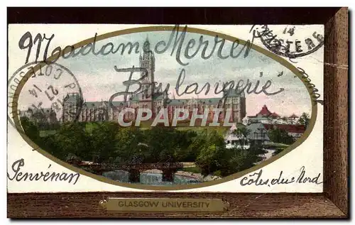 Cartes postales Ecosse Scotland Glasgow university