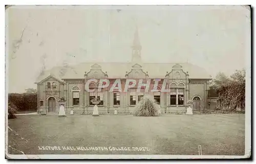 Ansichtskarte AK Great Britain CARTE PHOTO Lecture Hall Welington college