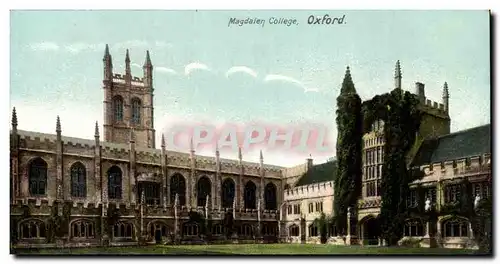 Cartes postales Magdalen College Oxford