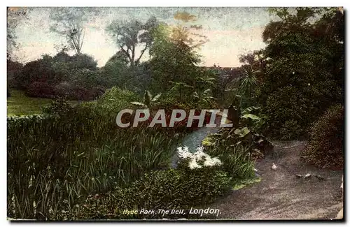 Cartes postales Londres london Hyde park The dell